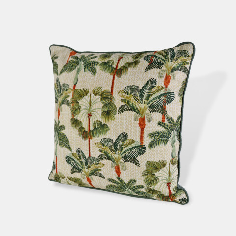 COJIN CUAD ESTAMP PALMERA 45X45CM Unica