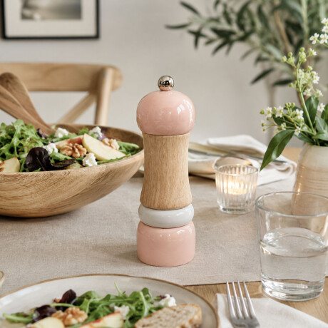 Molinillo Pimentero Salero de Madera Cocina Salmón