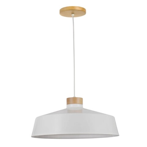 COLGANTE 1L E27 VIBRANCE BLANCO D45,5CM COLGANTE 1L E27 VIBRANCE BLANCO D45,5CM