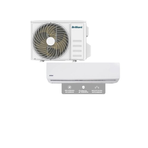 AIRE ACONDICIONADO DE 12000 BTU ON-OFF BRILLIANT BREZ12-AABRS32 Aire Acondicionado De 12000 Btu On-off Brilliant Brez12-aabrs32