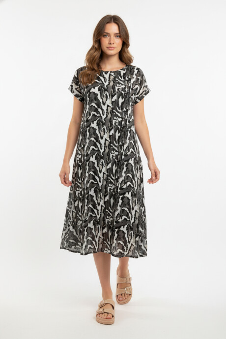 Vestido Fiennes Estampado 1