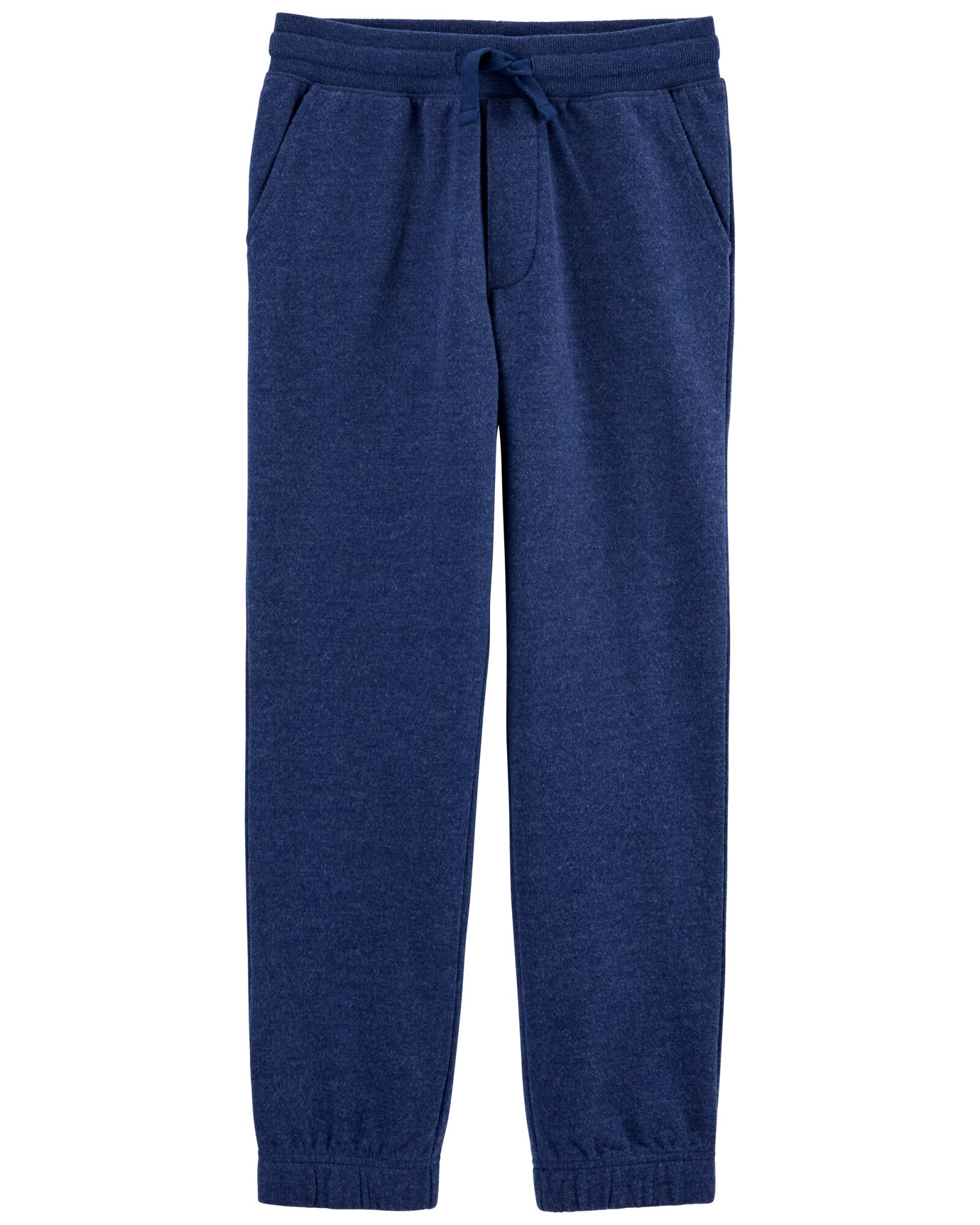 Pantalón de algodón, con logo, azul. Talles 6-14 Sin color