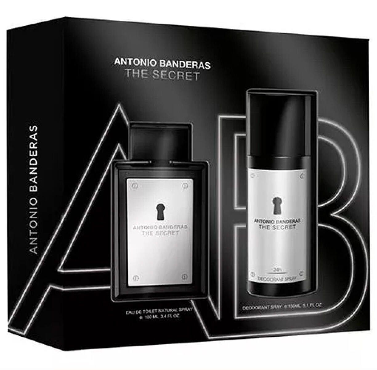 ESTUCHE ANTONIO BANDERAS The Secret EDT 100 ml+ Desodorante - Sin color 