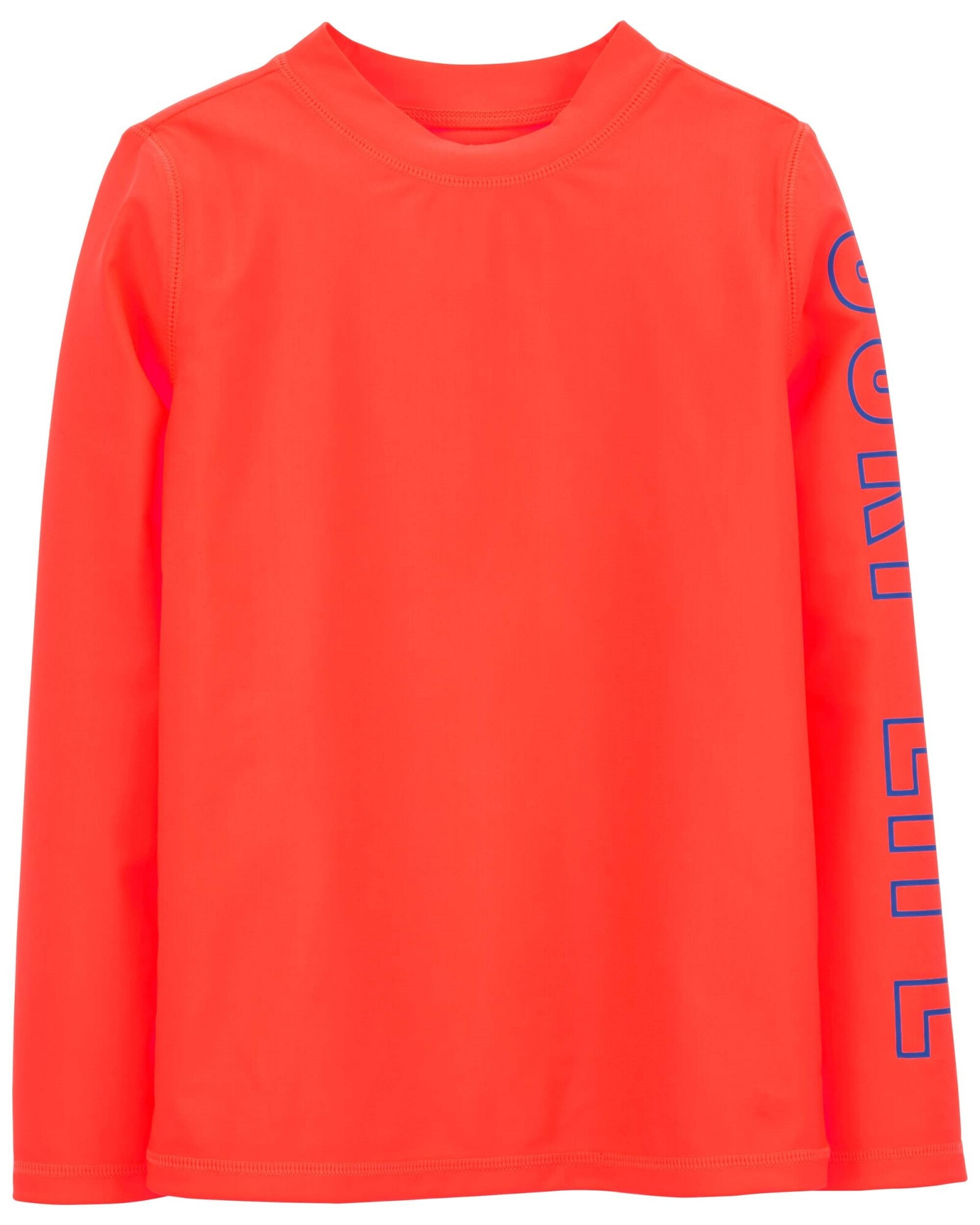 Remera de baño manga larga con protección UPF 50+ estampa surf Sin color
