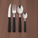 SET DE CUBIERTOS TRAMONTINA NEW KOLOR 24 PIEZAS NEGRO