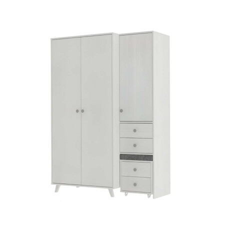 Ropero 3 Puertas Madera Maciza Linea Hashtag