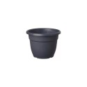 MACETA REDONDA EDEN 25CM NEGRO