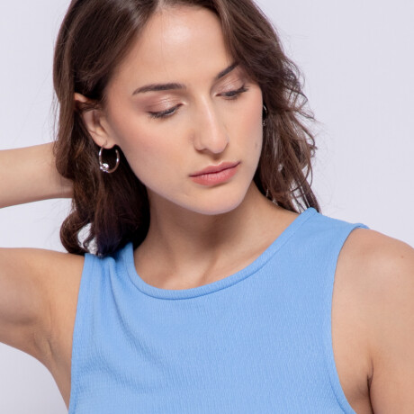 TOP LIBRA Azul Lavado