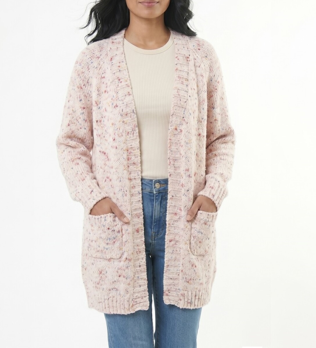 CHERRY CARDIGAN - WHITE 