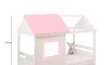 Cama Casita - Tota B137 Blanco/Rosa