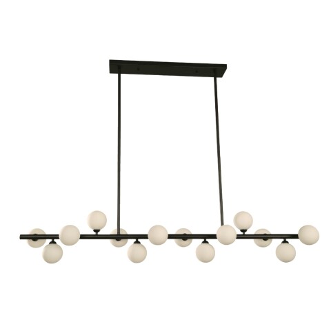 COLGANTE LINEAL 14L G9 PELOTAS NEGRO COLGANTE LINEAL 14L G9 PELOTAS NEGRO