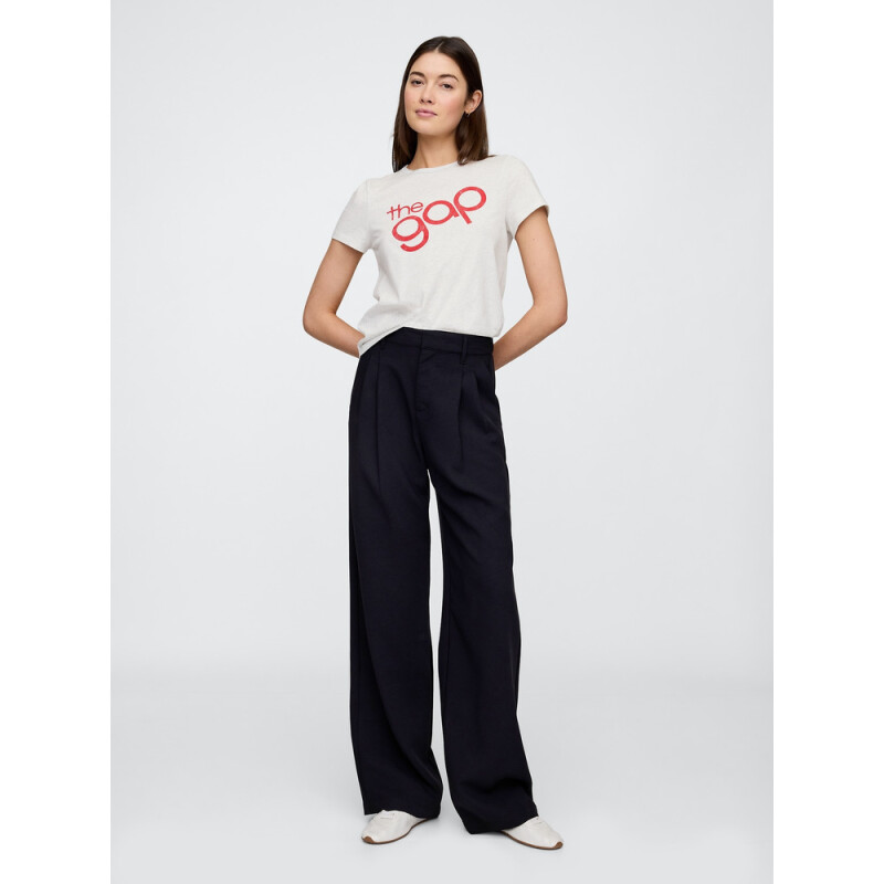 V-FRCH SS FAV CREW NVL PALE GREY HEATHER BC01