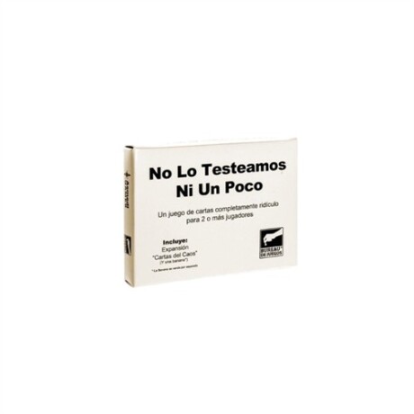 Juego De Cartas No Lo Testeamos Ni Un Poco Sc