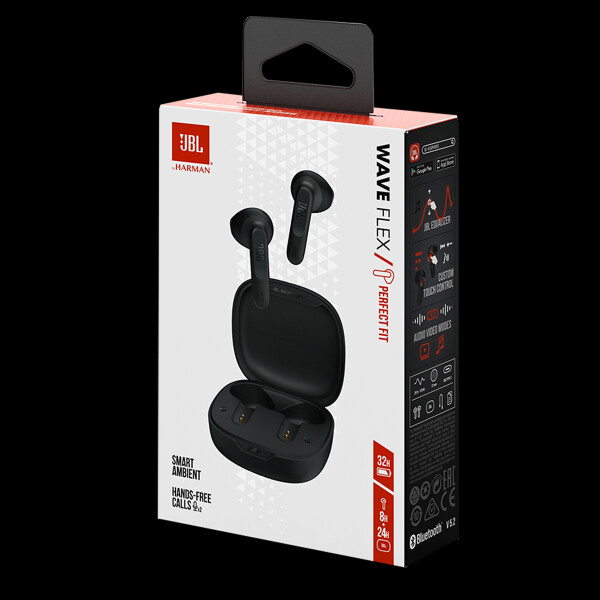 Auriculares Jbl Wave Flex AURICULARES JBL WAVE FLEX NEGRO *****