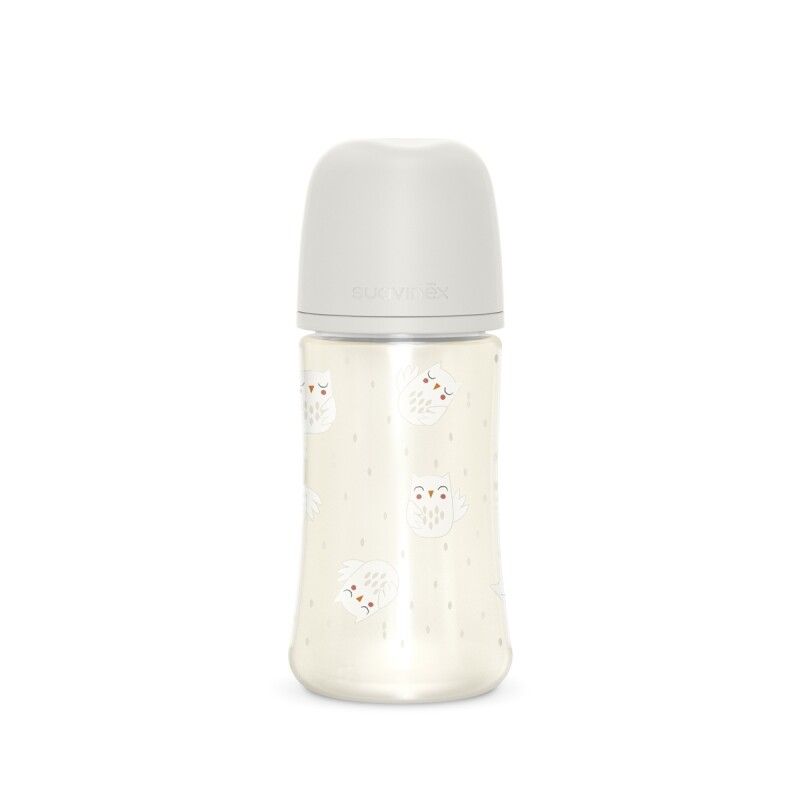 Mamadera Suavinex 270ml Sx 0-3m Flujo M Bonhomia Gris Mamadera Suavinex 270ml Sx 0-3m Flujo M Bonhomia Gris