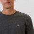 V-FRCH EVERYDAY SOFT MICRO LOGO CREW CHARCOAL HEATHER