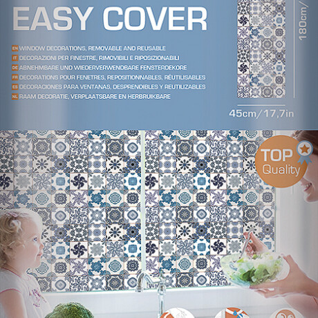 WALLPOPS BLUE AZULEJOS WINSOWS FILM N/A