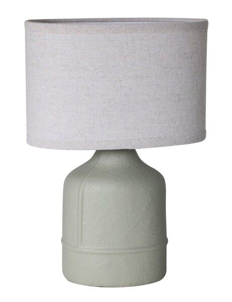 LAMPARA DE MESA CERAMICA 20x11x31CM GRIS LAMPARA DE MESA CERAMICA 20x11x31CM GRIS