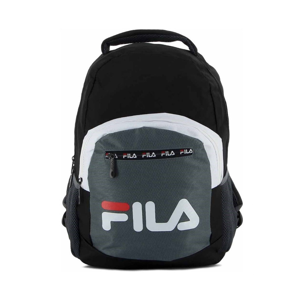 MOCHILA FILA 2 CIERRES BOLSILLO - Black/Grey — Zooko