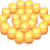 Velas Velitas Luz Led Pila Pack 24 Unidades Decorativo Variante Cálidas 2