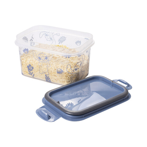 Pote Plástico Rectangular con Broche Stitch 1.2 L U