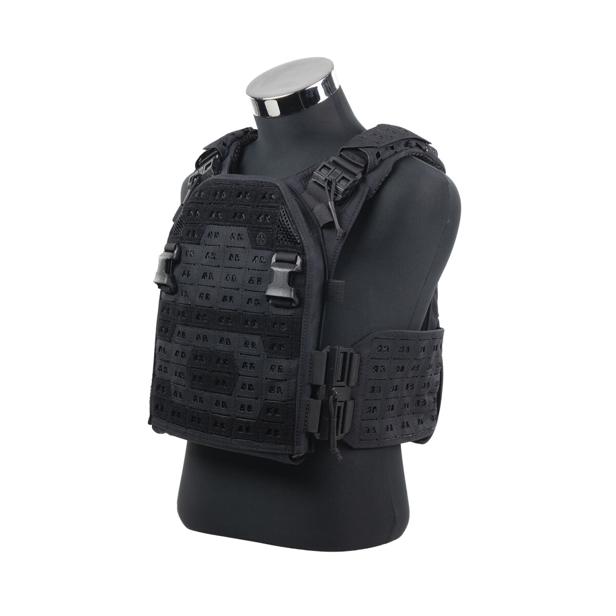 Chaleco ASPC - Porta placas de Airsoft - Negro 