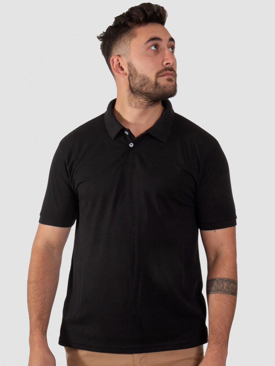 Polo Lisa Piqué - Negro 