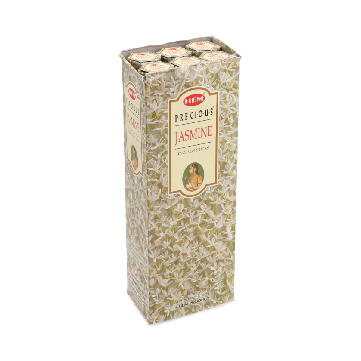 INCIENSO HEM CAJA HEXAGONAL X6 - Precioso Jazmín 