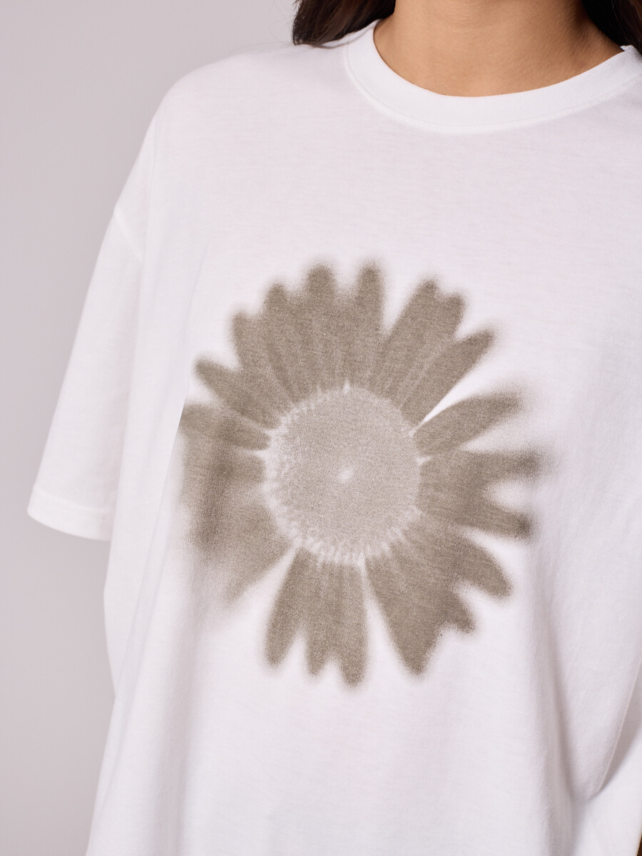 T-SHIRT SERINA DIXIE Crema