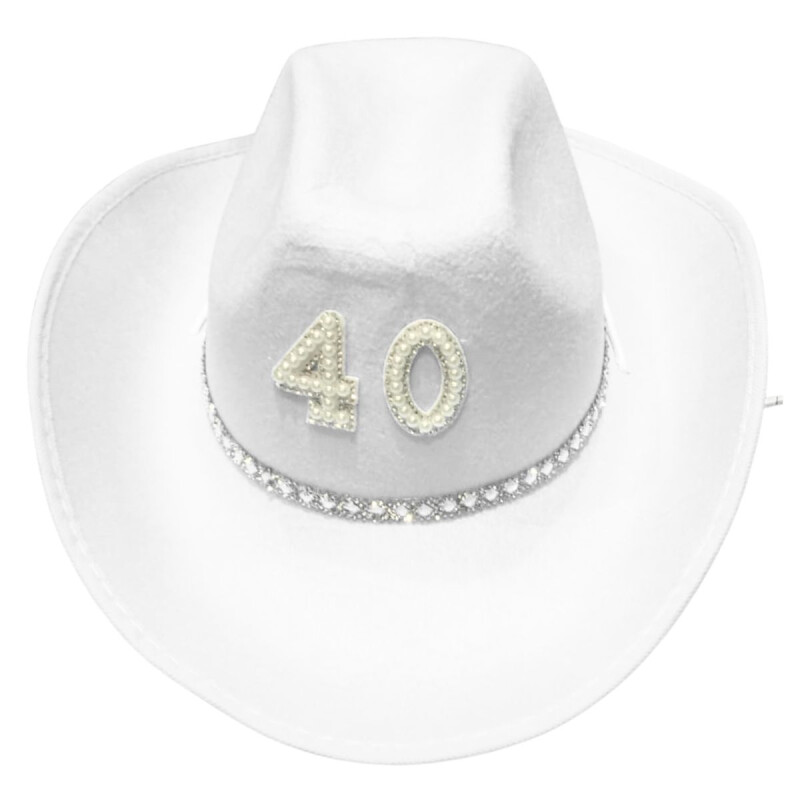 Sombrero Cowboy N°40 BLANCO