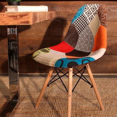 SILLA DE COMEDOR EAMES Silla Eames Patchwork