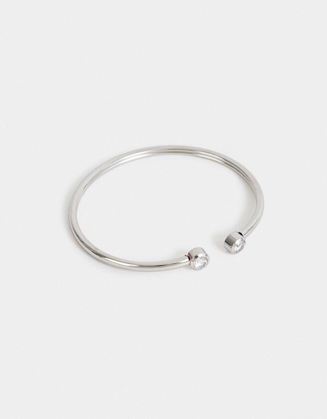 Brazaletes Premium Silver Brazaletes De Acero Quirúrgico - Plateado