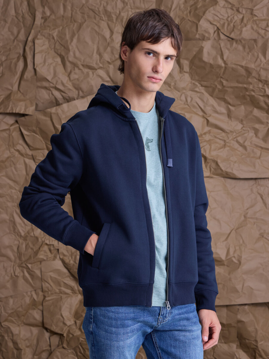 FLEECE CHESTA - MARINO 