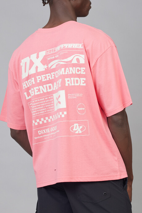T-SHIRT MANABI DIXIE Rosado