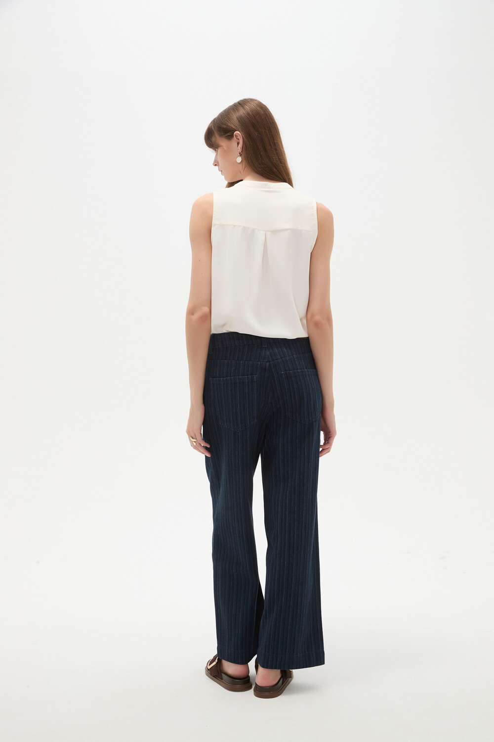 Pantalon Virde Azul Indigo