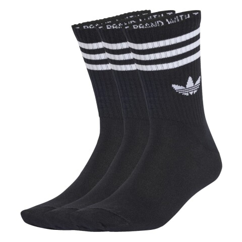 Medias Adidas 3S Crew S 3P Unisex Black