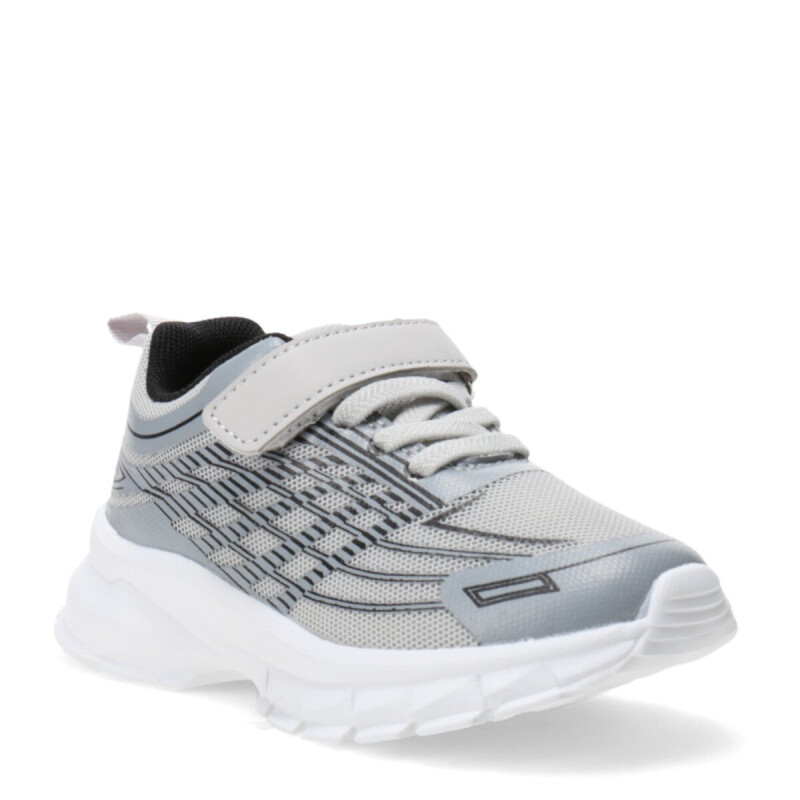 Championes Infantiles Push HERVAS con velcro Gris