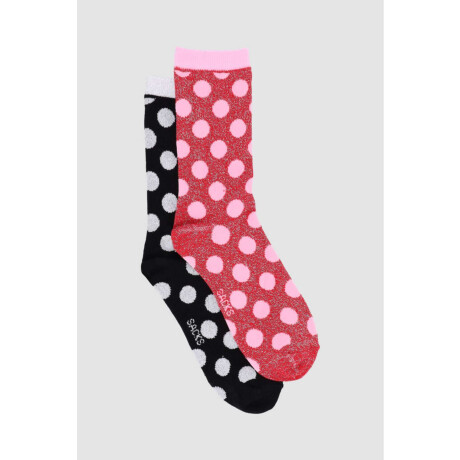 Medias de algodón. en pack de 2 en variedad de diseños. Variante 26