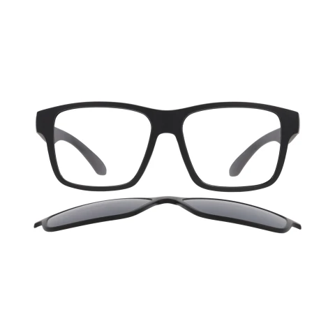 MDQ Roatan matte black Clip-On Polarized Mdq Roatan Matte Black Clip-on Polarized