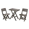 Set de mesa y 2 sillas plegables Rimax en plástico Set de mesa y 2 sillas plegables Rimax en plástico