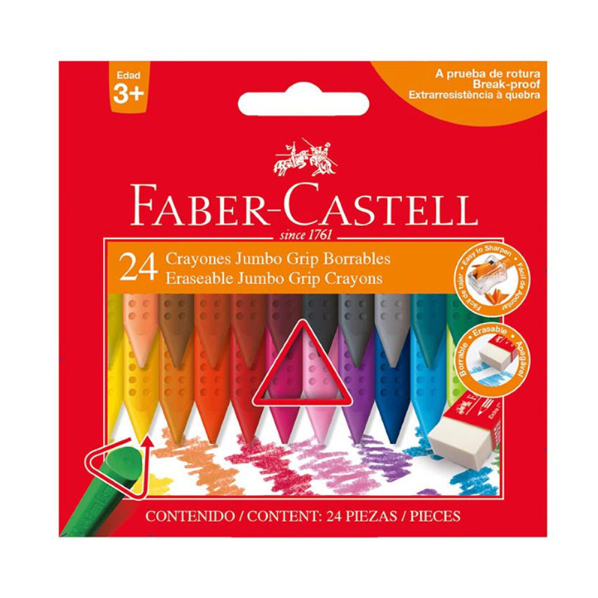 Crayones Finos FABER CASTELL x24 Colores 