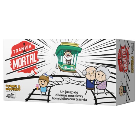 Asmodee - Juego de Mesatranvía Mortal - +16 Años. 3 - 13 Jugadores. Idioma Español. 001