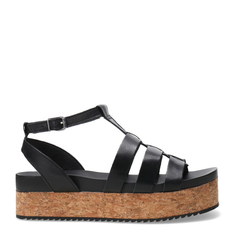 Sandalias de Mujer Bottero estilo franciscana Negro