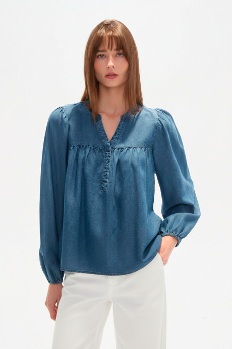 Blusa Mertan Azul