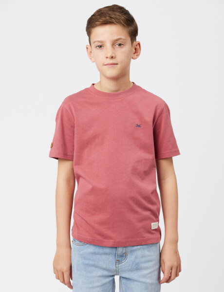 REMERA BÁSICA DE ALGODÓN Ladrillo