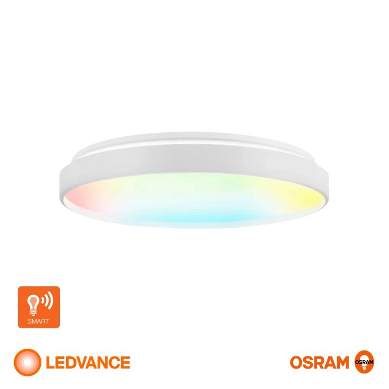 SMART+DESIGN PLAFON 32W BIV LEDVANCE Panel LED LEDVANCE OSRAM Deco Smart Blanco De Adosar 32W RGB