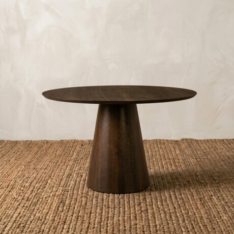 Mesa De Comedor Cone Marrón 136 Cm Marron