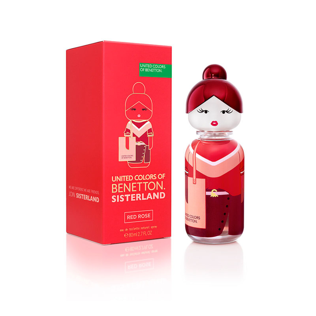 Benetton Sisterland Red Rose Edt 80ml Mujer 