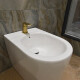 SANITARIO BIDET BRIDAL BLANCO BRILLO LOZA BAÑO 52X37.5X38 000