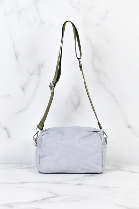 Cartera Fedra Ceniza/Oliva